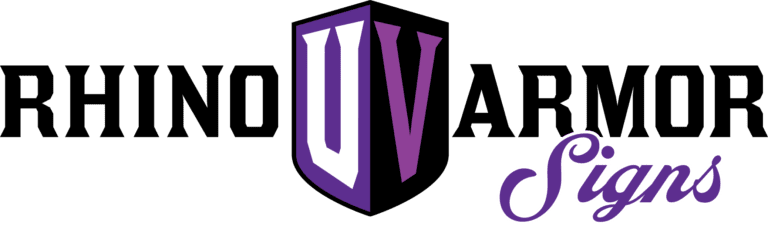 Rhino UV Armor Signs Logo