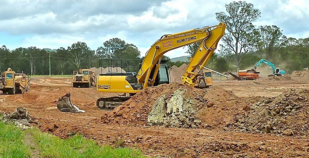 construction digging