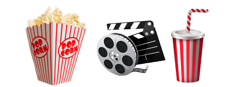 Popcorn, Film reel, Sodapop images